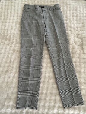Banana Republic Gray Glen Plaid Dress Pants